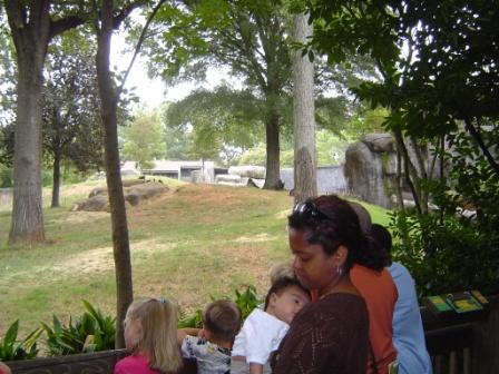 Alexander and Mommy at the Atlanta Zoo